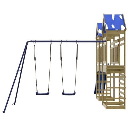 Комбинирано детско съоръжение за игра, импрегниран бор