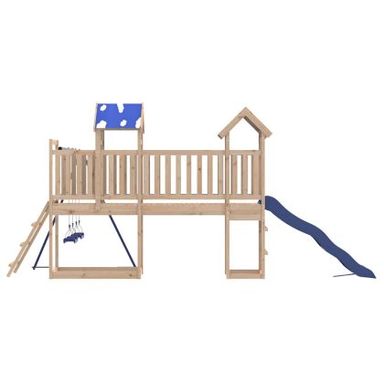 Комбинирано детско съоръжение за игра на открито, бор масив