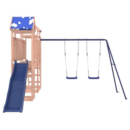 Комбинирано детско съоръжение, масивна дугласка дървесина