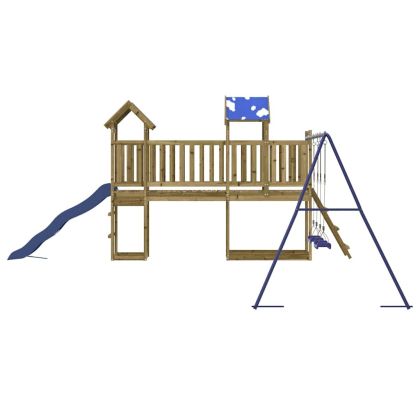 Комбинирано детско съоръжение за игра, импрегниран бор