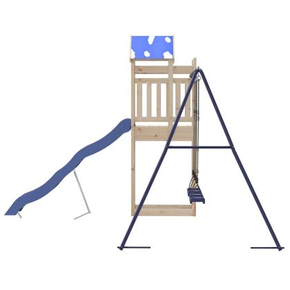 Комбинирано детско съоръжение за игра на открито, бор масив
