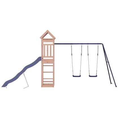 Комбинирано детско съоръжение, масивна дугласка дървесина