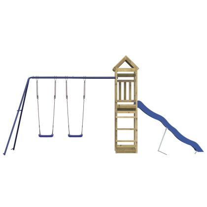 Комбинирано детско съоръжение за игра, импрегниран бор