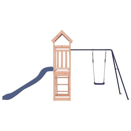 Комбинирано детско съоръжение, масивна дугласка дървесина