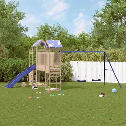 Комбинирано детско съоръжение за игра на открито, бор масив