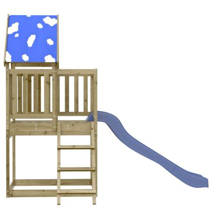 Комбинирано детско съоръжение за игра, импрегниран бор