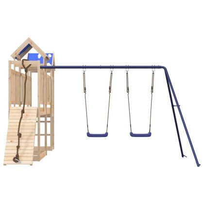 Комбинирано детско съоръжение за игра на открито, бор масив