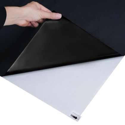 Статично прозорчно фолио Черно 90 x 1000 cm ПВЦ