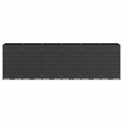 Контейнер за съхранение на 6 коша Антрацит