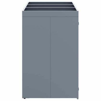 Контейнер за съхранение на 3 коша Светлосиво