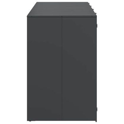 Контейнер за съхранение на 3 коша Антрацит