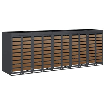 Контейнер за съхранение на 3 коша Антрацит