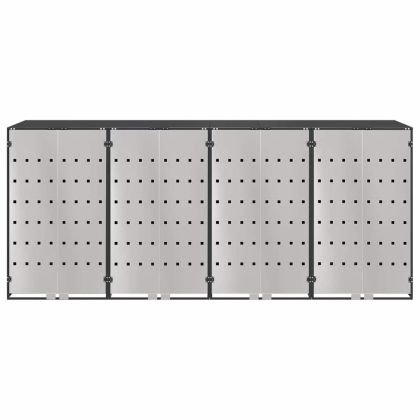 Контейнер за съхранение на 3 коша Антрацит