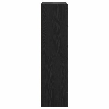 Висок шкаф Черния дъб 68 x 37 x 142 см Инженерно дърво