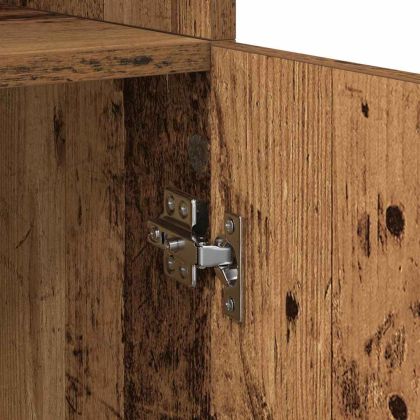 Висок шкаф Старо дърво 80 х 42,5 х 185 см Инженерно дърво