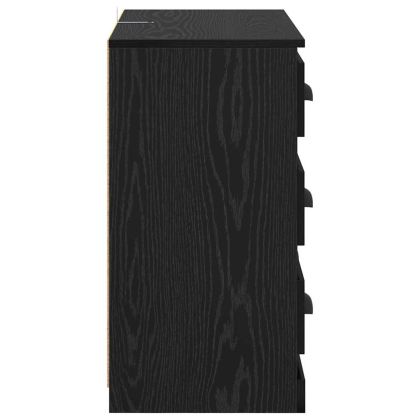 Скейдбордове с чекмедже 2 pcs Черния дъб 70 x 35,5 x 67,5 см