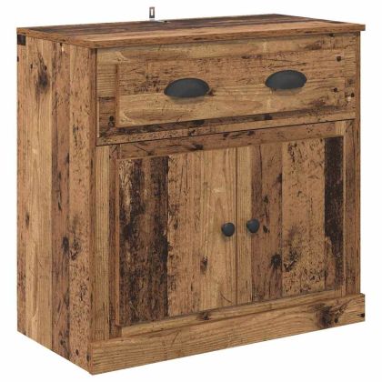 Скейдбордове с чекмедже 2 pcs Старо дърво 70 x 35,5 x 67,5 см