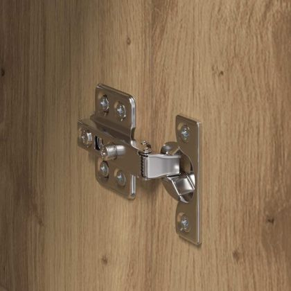 Стенно монтиран шкаф 2 pcs Дъб 69,5 x 34 x 90 см