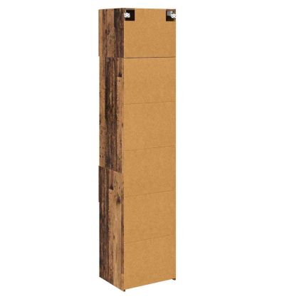 Висок шкаф Старо дърво 50 x 42,5 x 225 см Инженерно дърво