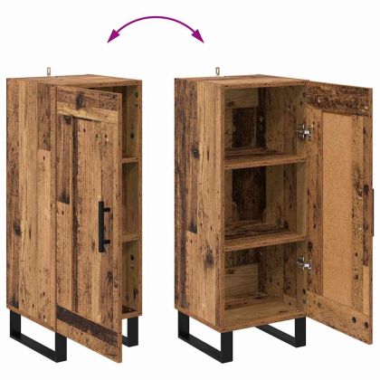 Висок шкаф Старо дърво 34,5 x 34 x 180 см Инженерно дърво