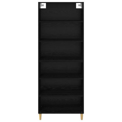Висок шкаф Черния дъб 69,5 x 32,5 x 180 см Инженерно дърво