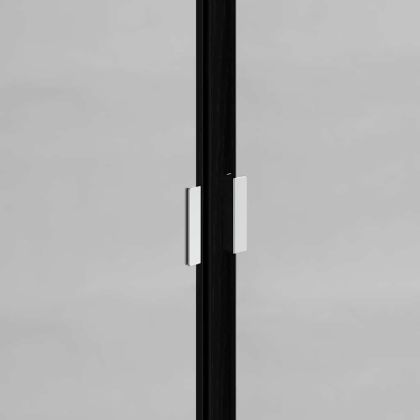 Комплект шкафове за баня 2 pcs Черния дъб Инженерно дърво