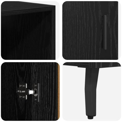 Висок шкаф Черния дъб 69,5 x 34 x 180 см