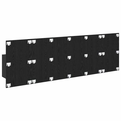 Табла с шкаф с чекмедже 3 pcs Черния дъб Инженерно дърво