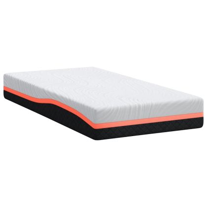 Матрак Бяло и сиво 100 x 200 cm Мемори пяна