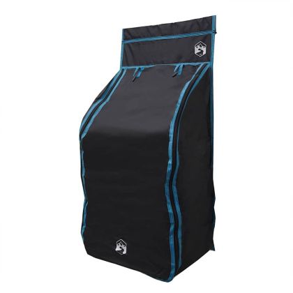 Висещ организатор за палатка с 10 джоба Черно 40,5 x 25 x 80 см