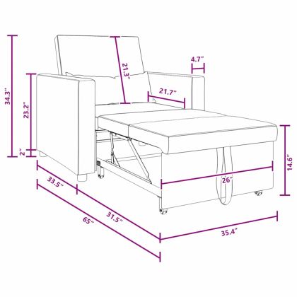 Единичен диван легло с колела Тъмносив 90 x 165 x 87 см Кадифе