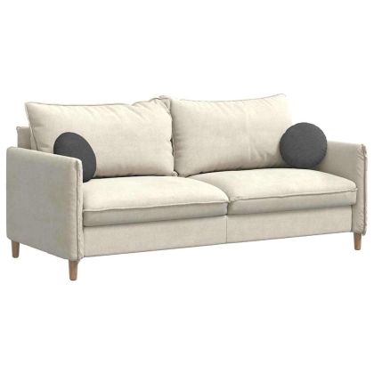 Възглавници за седалки 2 pcs Тъмен сив Ø 30 cm Кордюрова тъкан