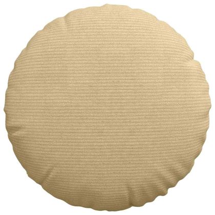 Възглавници за седалки 2 pcs Сивозелен Ø 40 cm Кордюрова тъкан