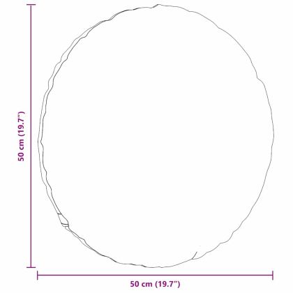 Възглавници за седалки 2 pcs Светло жълто Ø 50 cm