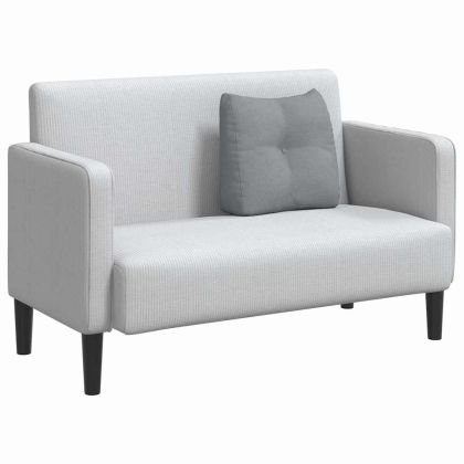 Възглавница за гръб Светлосиво 45 x 24 x 50 см текстил