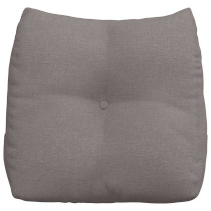 Възглавница за гръб Таупе 45 x 24 x 50 см текстил