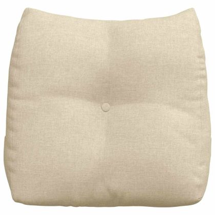 Възглавница за гръб Крем 45 x 24 x 50 см текстил