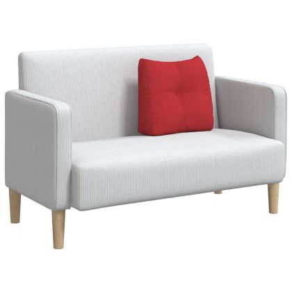 Възглавница за гръб Червено 45 x 24 x 50 см текстил