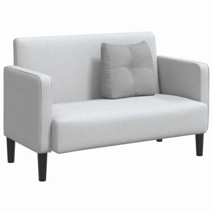 Възглавница за гръб Облачно сиво 45 x 24 x 50 см текстил