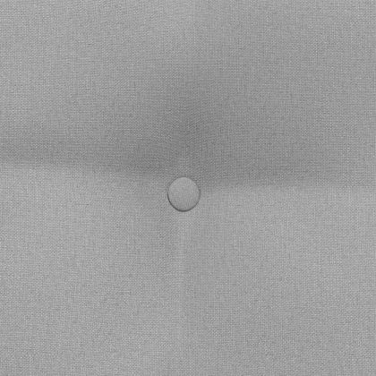 Възглавница за гръб Облачно сиво 45 x 24 x 50 см текстил