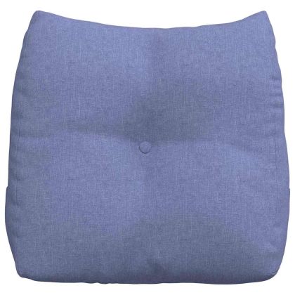 Възглавница за гръб Дънково син 45 x 24 x 50 см текстил