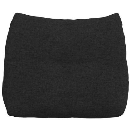 Възглавница за гръб Черно 60 x 24 x 50 см текстил