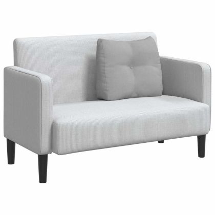 Възглавница за гръб Облачно сиво 60 x 24 x 50 см текстил