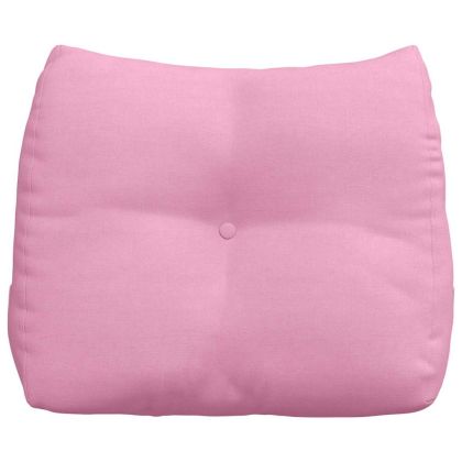 Възглавница за гръб Розово 60 x 24 x 50 см текстил