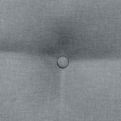 Възглавница за гръб Светлосиво 80 x 24 x 50 см текстил