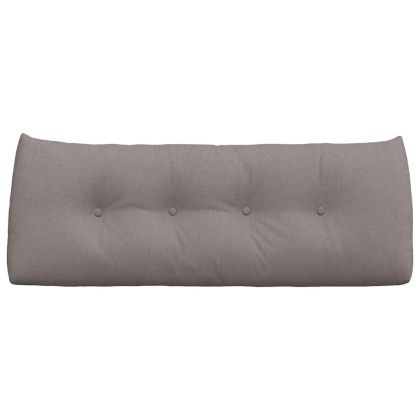 Възглавница за гръб Таупе 120 x 24 x 50 см текстил
