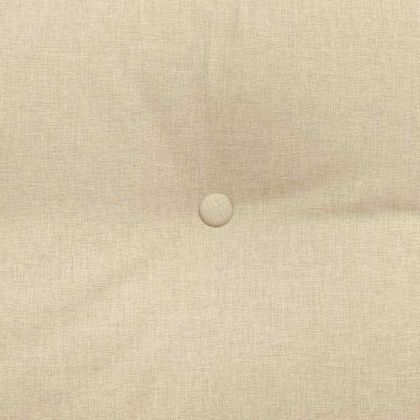 Възглавница за гръб Крем 120 x 24 x 50 см текстил