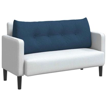 Възглавница за гръб Синьо 120 x 24 x 50 см текстил