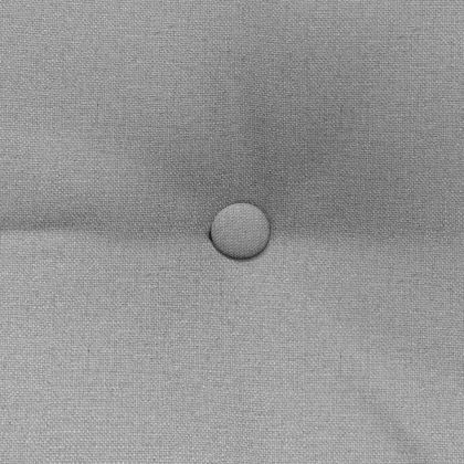 Възглавница за гръб Облачно сиво 120 x 24 x 50 см текстил