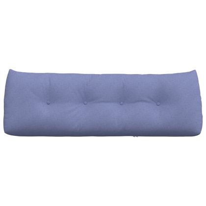 Възглавница за гръб Дънково син 140 x 24 x 50 см текстил